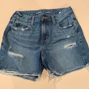 Old navy slouchy straight jean shorts